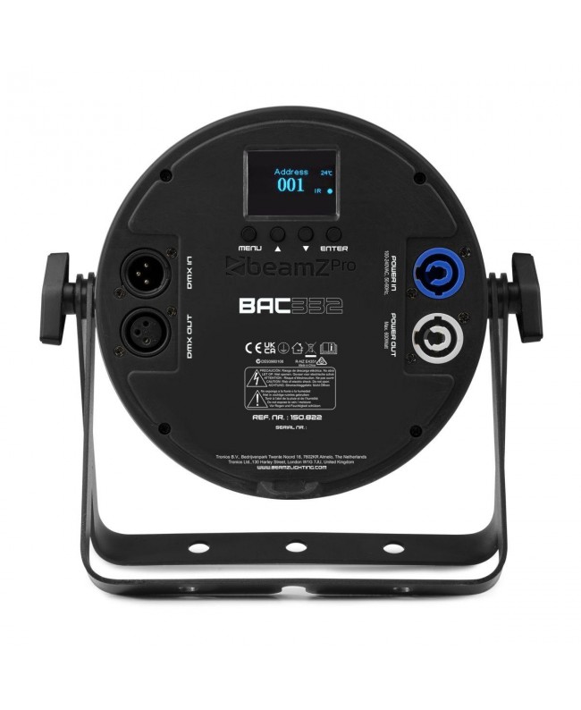 Beamz BAC332 LED ProPar RGBALC LED PAR