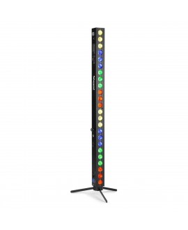 Beamz BBB243 LED BAR 24x3W RGB WDMX Batt Fari LED a batteria