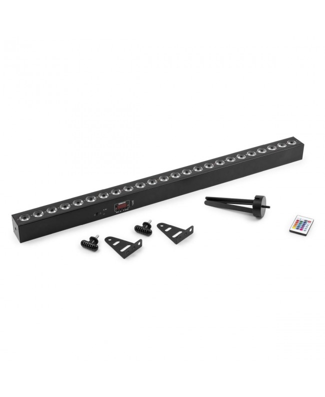 Beamz BBB243 LED BAR 24x3W RGB WDMX Batt Batteriebetriebene Leuchten