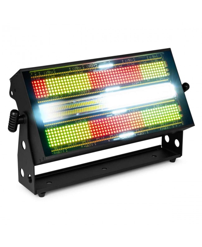 Beamz BS1200 Stroboscope Combi CW+RGB Stroboskope