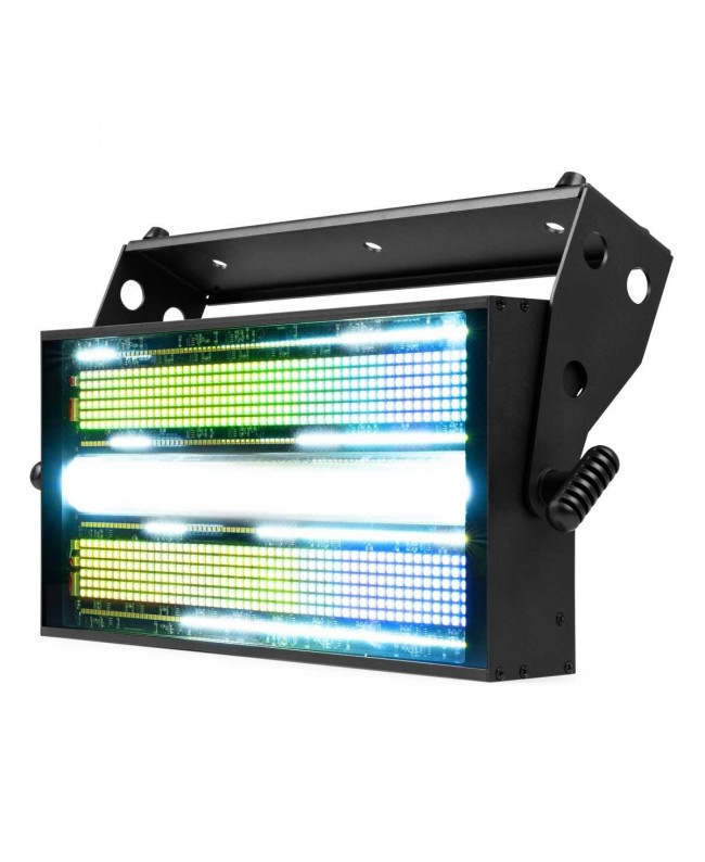 Beamz BS1200 Stroboscope Combi CW+RGB Stroboskope