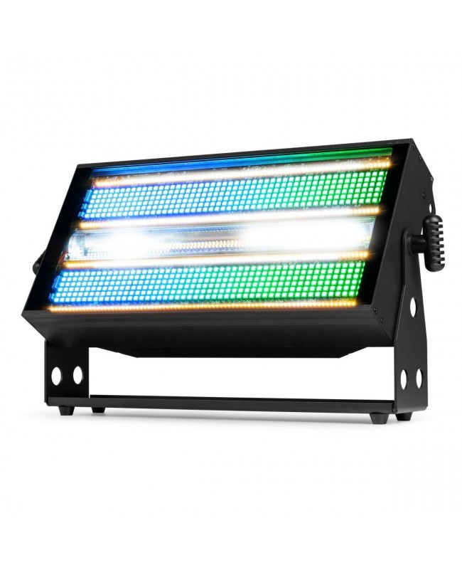 Beamz BS1200 Stroboscope Combi CW+RGB Stroboskope