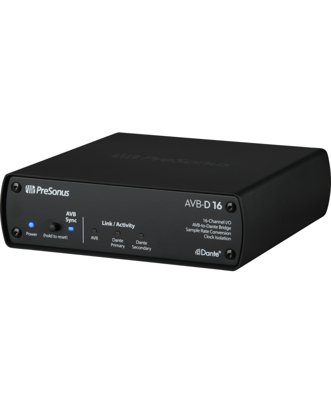 PreSonus AVB-D16 16x16 AVB-to-Dante Bridge Interfacce audio di rete