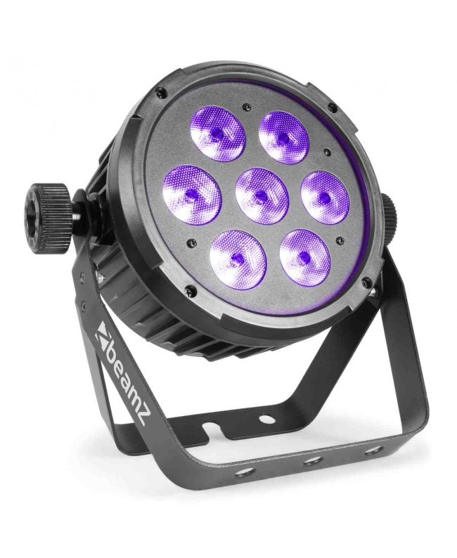 Beamz BT280 Flat Par 7x10W 6in1 DMX IRC LED PAR
