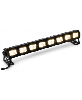 Beamz BUVW83 LED bar 8x3W UV/WW 2in1 Barre LED