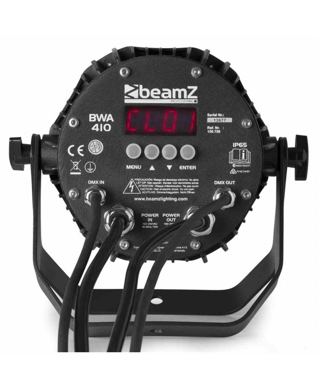 Beamz BWA410 AluPAR IP65 7x10W 4in1 RGBW PAR LED