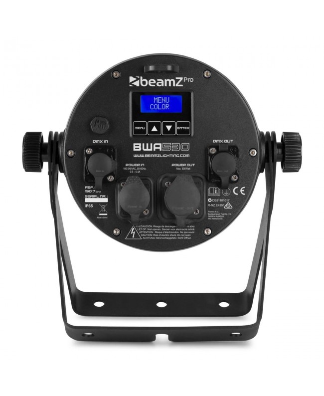 Beamz BWA530 Led AluPAR IP65 7x10W 4-1 LED PAR