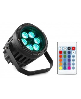 Beamz BWA63 LED AluPAR IP65 6x3W RGB IRC PAR LED
