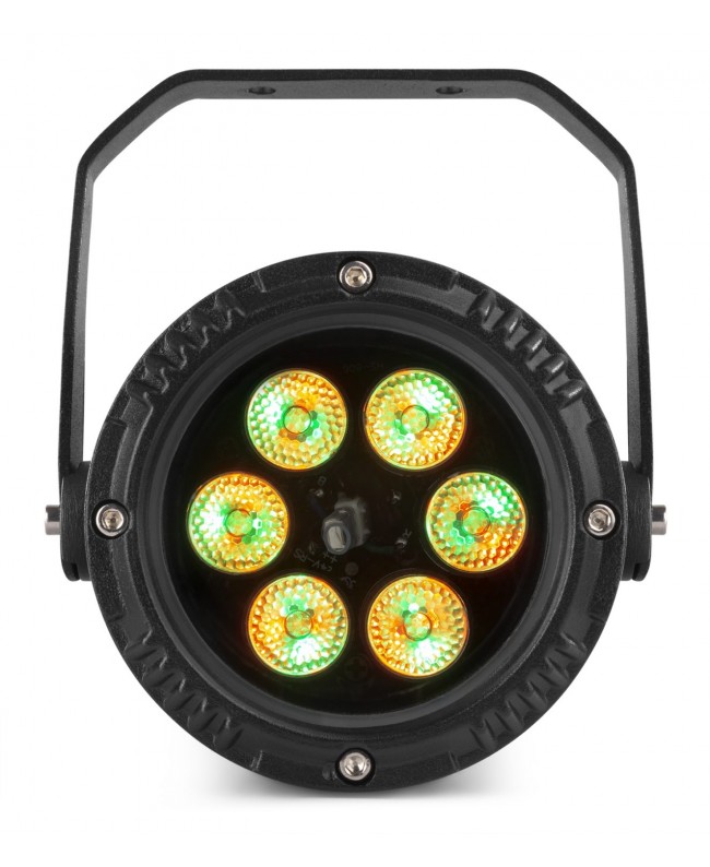 Beamz BWA63 LED AluPAR IP65 6x3W RGB IRC PAR LED