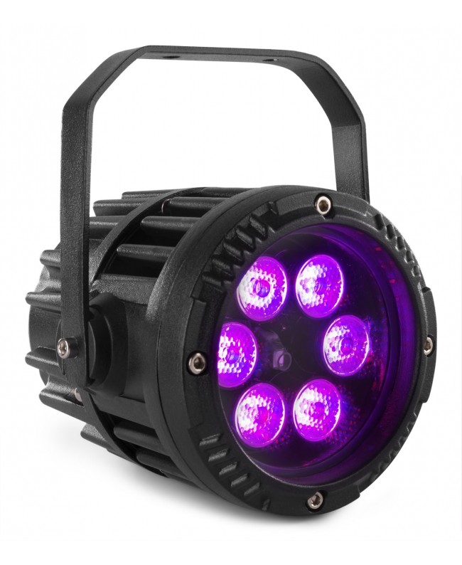 Beamz BWA63 LED AluPAR IP65 6x3W RGB IRC PAR LED
