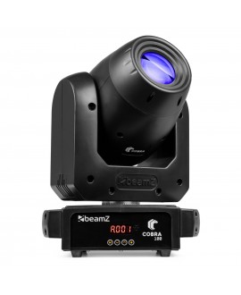 Beamz Cobra 100 LED Spot Moving Head with Prism Teste mobili Spot