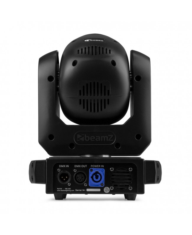 Beamz COBRA 100R Spot 100W Mov.head+Ring Teste mobili Spot