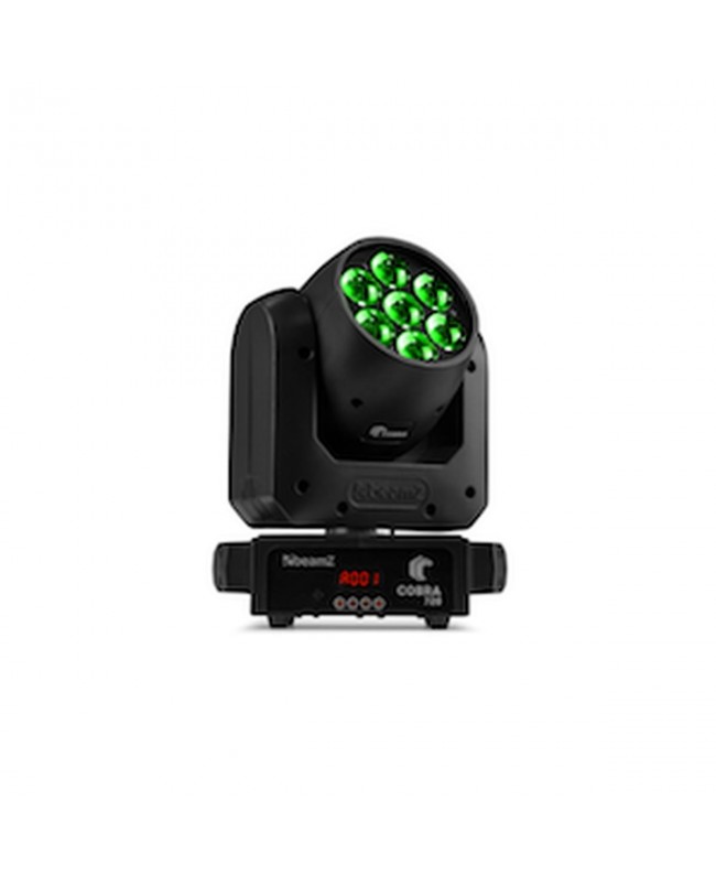 Beamz COBRA 712 LED Wash 7x12W zoom Teste mobili Wash