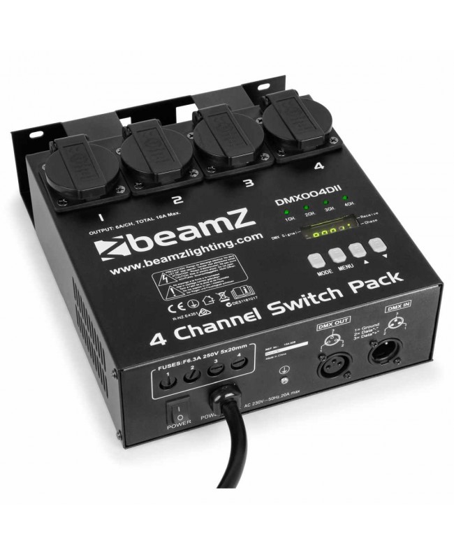 Beamz DMX004DII 4 Channel Switch Pack Dimmer & Switch