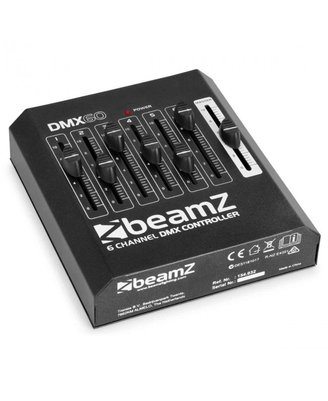 Beamz DMX060 Controller 6ch Fader Desks