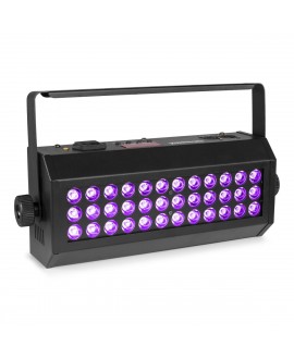 Beamz Flood36UV 36x3W UV DMX Strobe LED Fluter