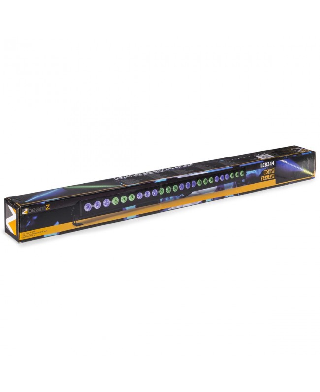 Beamz LCB244 LED BAR Alum.24x4W RGBW 4i1 LED BAR