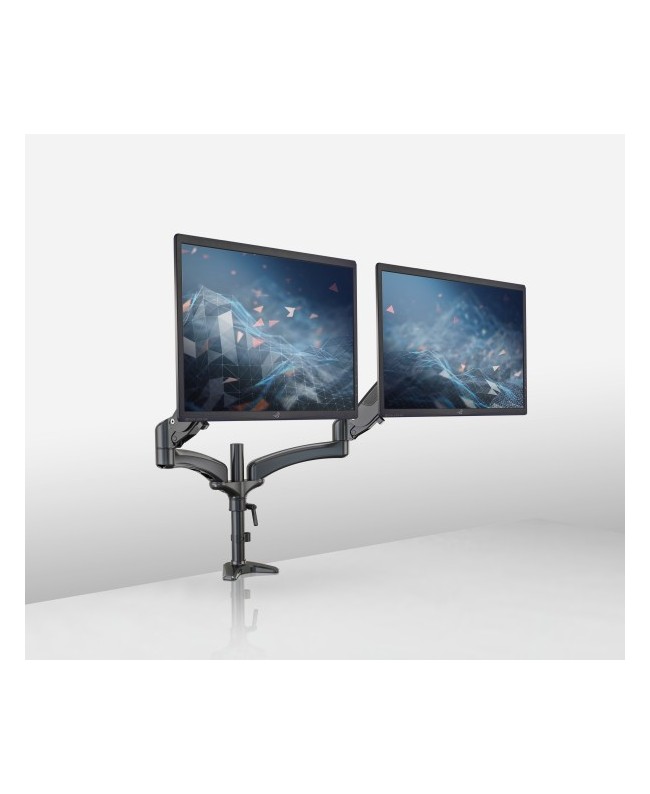 K&M 23875 Double screen holder Laptop Supports