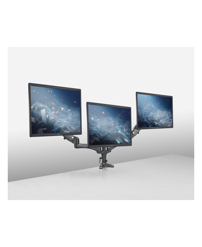 K&M 23878 Porta schermo triplo Supporti per portatile
