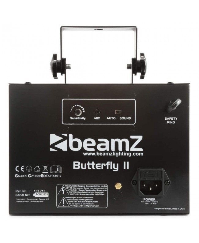 Beamz LED 24 Butterfly II 6x3W RGBAWP IR Effetti LED