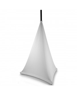 Beamz LSS12B Lycra StandSleeve 1,2m white Accessori per tralicci