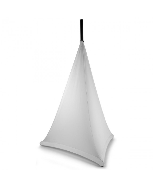 Beamz LSS12B Lycra StandSleeve 1,2m white Truss Accessories