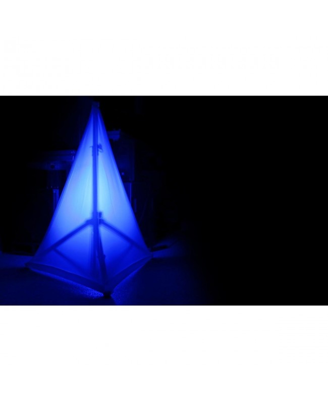 Beamz LSS12B Lycra StandSleeve 1,2m white Truss Accessories