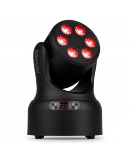 Beamz NOVA68-BK MH Wash 6x8W RGBW Movinglights Wash