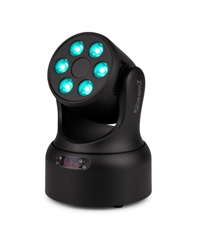 Beamz NOVA68-BK MH Wash 6x8W RGBW Teste mobili Wash