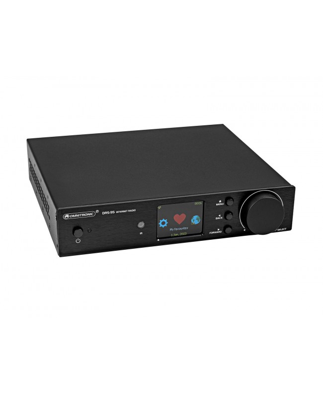 OMNITRONIC DRS-95 Internet Radio with DAB+ and Bluetooth Lettori Multimediali Hi-Fi