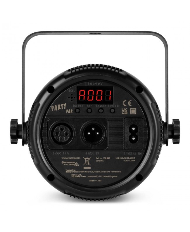 Beamz PLF12 PartyPar 12x2W RGB DMX IR LED PAR