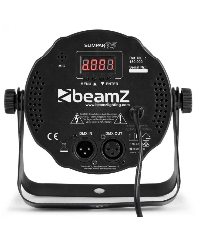 Beamz SlimPar35 12 x 3W 3in1 RGB DMX PAR LED