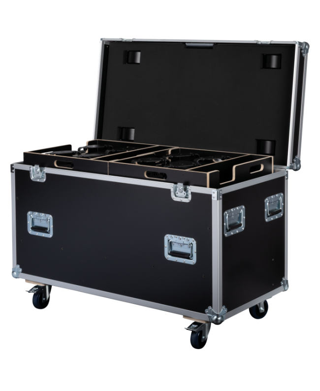 Showtec Case for 2x Stage Blinder FLEX Blaze / Titan Strobe FLEX FX Cases for spotlights