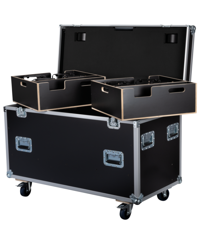 Case Showtec per 2x Stage Blinder FLEX Blaze / Titan Strobe FLEX FX Custodie per proiettori