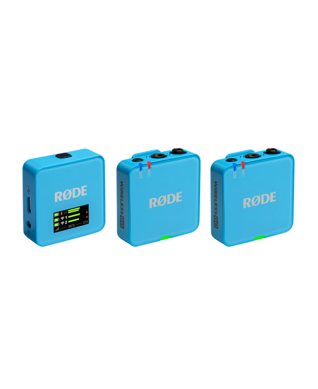 RODE Wireless GO (Gen 3) Blue Sistemi Wireless per Camera