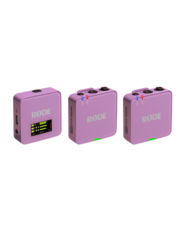 RODE Wireless GO (Gen 3) Lilac Camera Wireless Systems