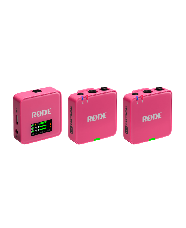 RODE Wireless GO (Gen 3) Pink Camera Wireless Systems