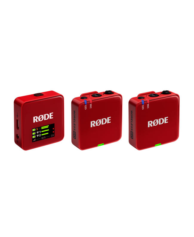 RODE Wireless GO (Gen 3) Red Kamera Funksysteme