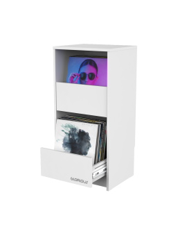 GLORIOUS Vinyl Vault White Mobili HI-FI