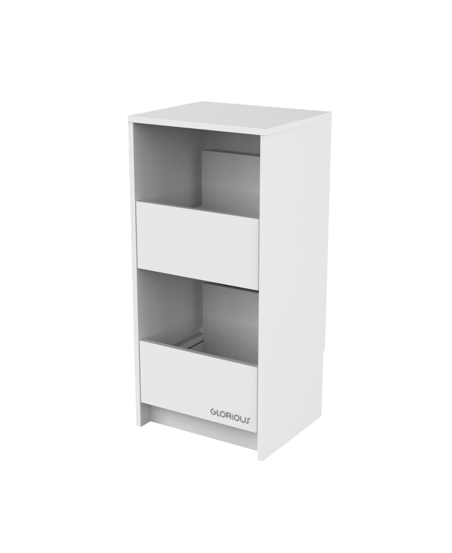 GLORIOUS Vinyl Vault White Mobili HI-FI