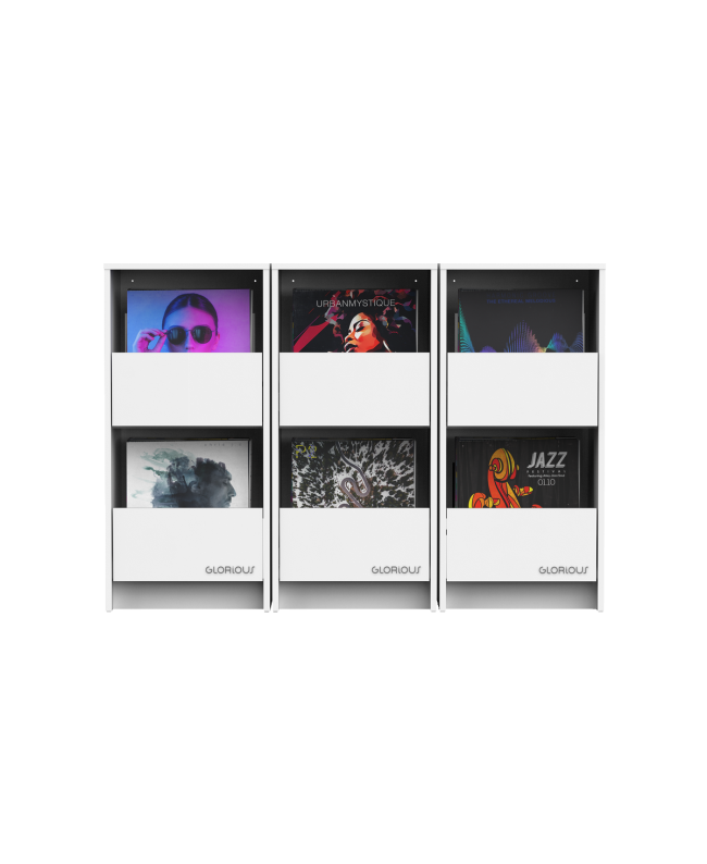 GLORIOUS Vinyl Vault White HI-FI Möbel