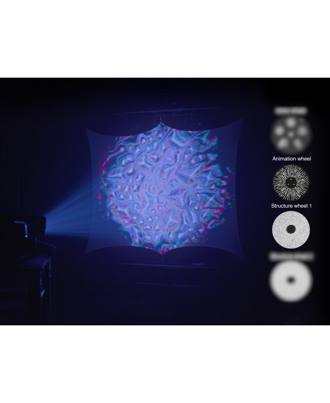 EUROLITE LED EVO-120 QCL Multi Effect Projector Bild-Projektoren