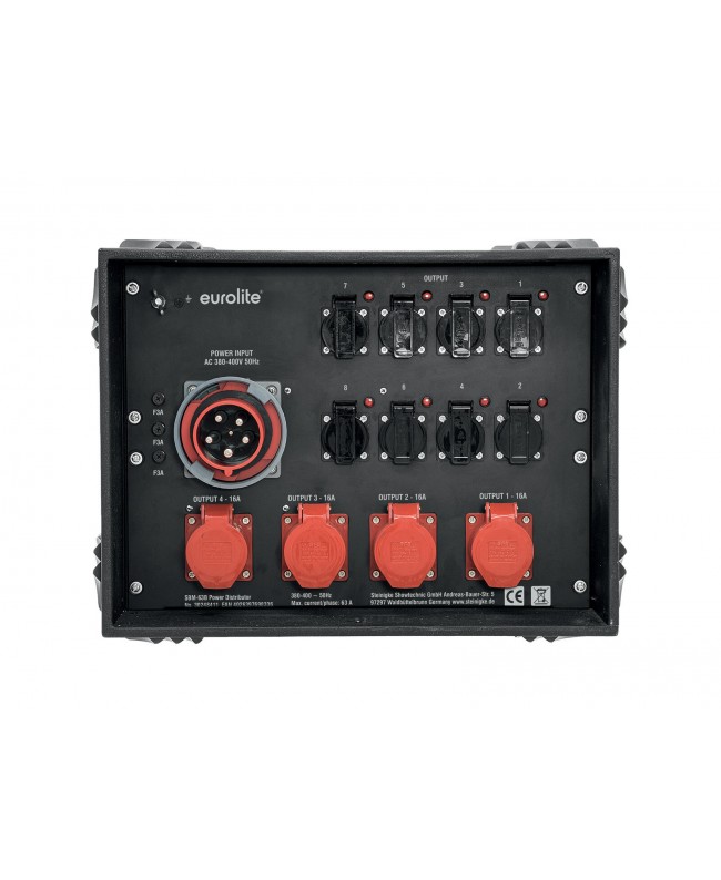 EUROLITE SBM-63B Power Distributor Distributors