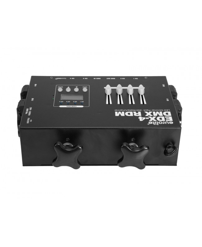 EUROLITE EDX-4 DMX RDM LED Dimmer Pack Dimmer & Switch