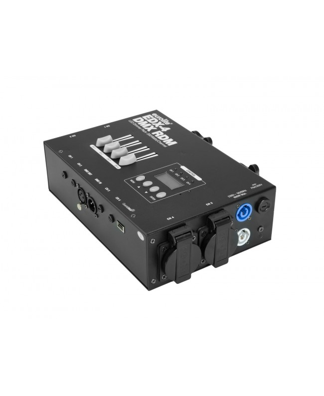 EUROLITE EDX-4 DMX RDM LED Dimmer Pack Dimmer & Switch Packs