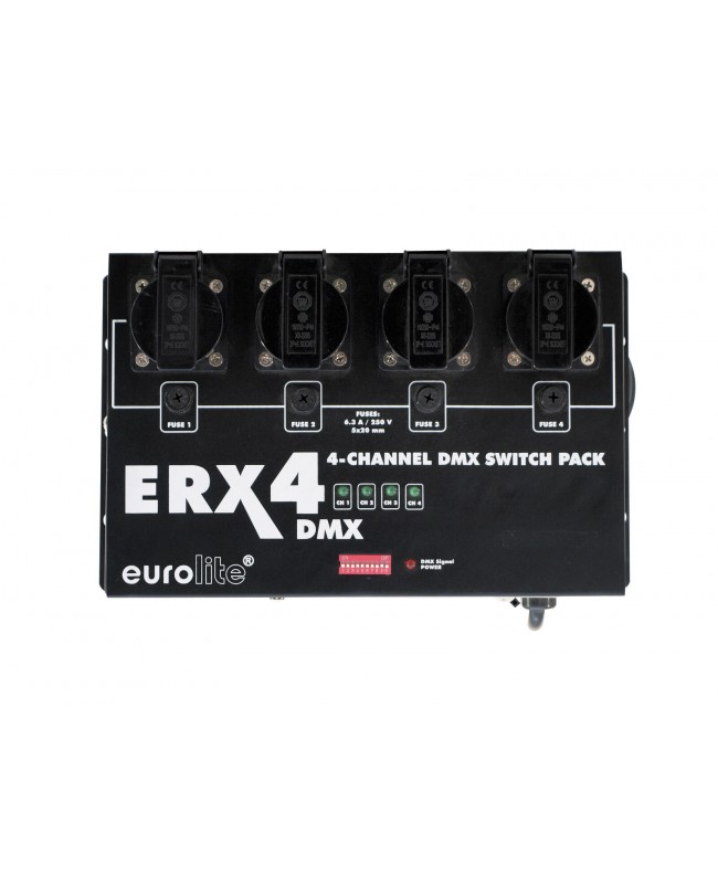 EUROLITE ERX-4 DMX Switch Pack Dimmer & Switch