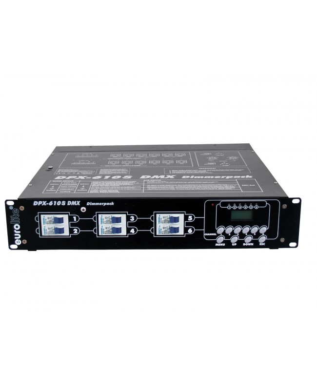 EUROLITE DPX-610 S DMX Dimmer Pack Dimmer & Switch