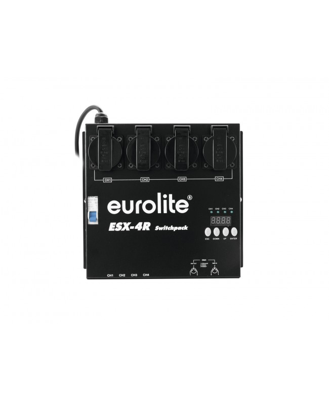 EUROLITE ESX-4R DMX RDM Switch Pack Dimmer & Switch