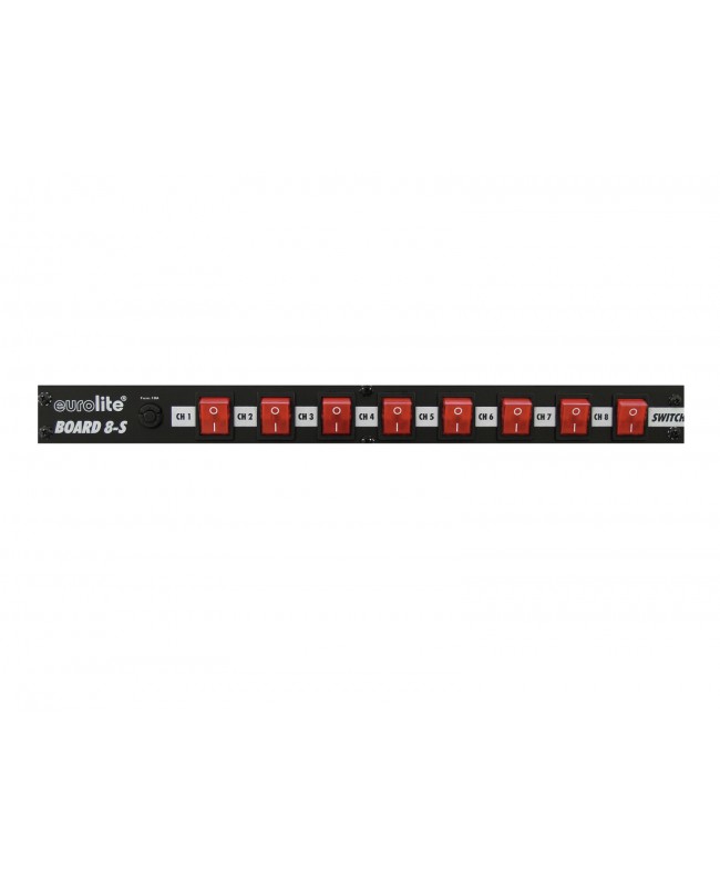 EUROLITE Board 8-S with 8x IEC Outputs Dimmer & Switch