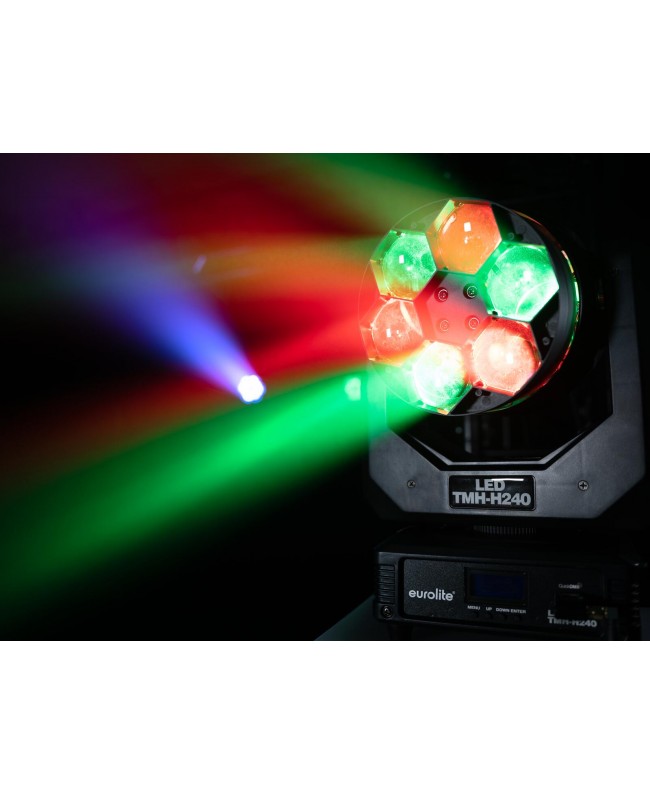 Eurolite LED TMH-H240 Beam/Wash/Flower Effect Teste mobili Spot